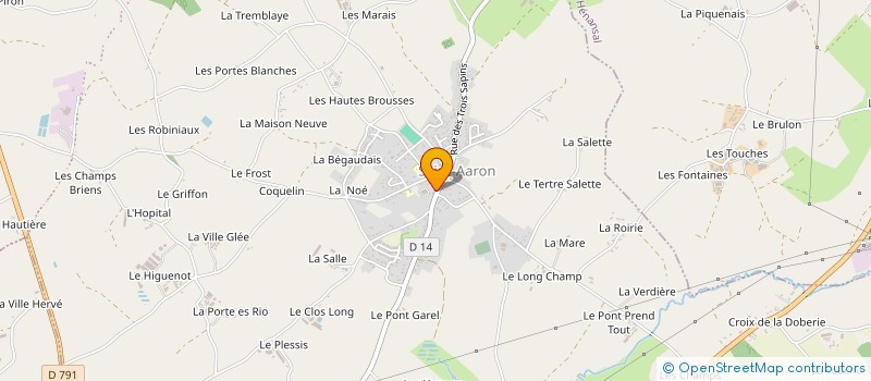 localisation de l'entreprise AUX PETITS OIGNONS à LAMBALLE-ARMOR