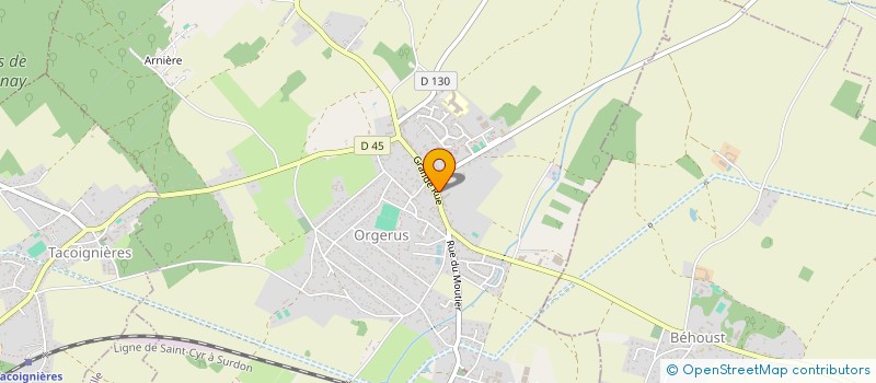 localisation de l'entreprise AUX PETITS PANIERS D'ORGERUS  ORGERUS