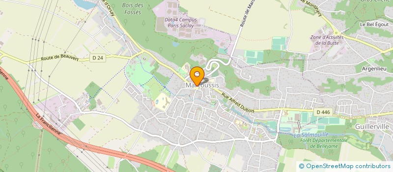 localisation de l'entreprise AUX PETITS PAPIERS  MARCOUSSIS