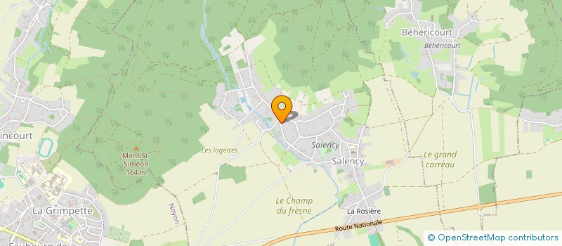 localisation de l'entreprise AUX PETITS PAS  SEMPIGNY