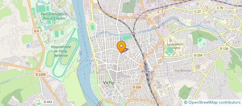 localisation de l'entreprise AUX PETITS PLAISIRS à VICHY