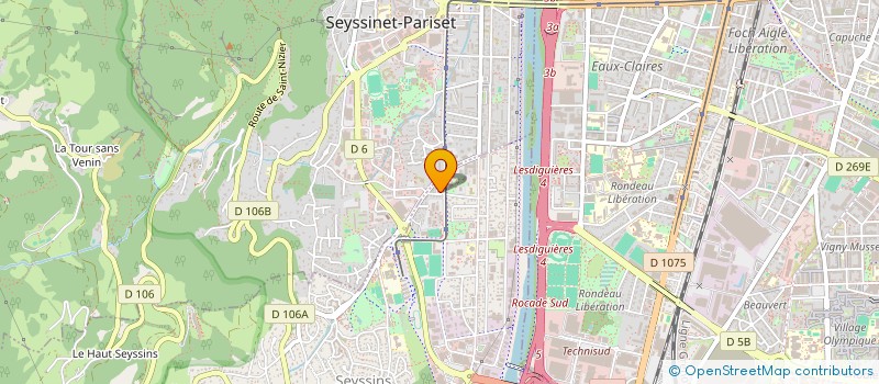 localisation de l'entreprise AUX PETITS PLATS CUISINES à SEYSSINS