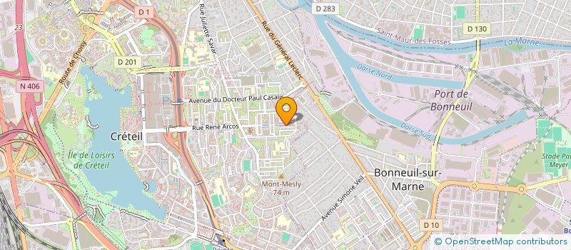 localisation de l'entreprise AUX PETITS PLATS D'ORIENT  CRETEIL