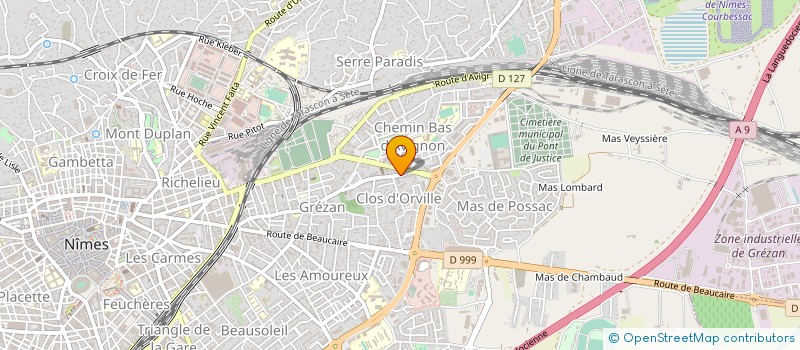 localisation de l'entreprise AUX PETITS SOINS à NIMES