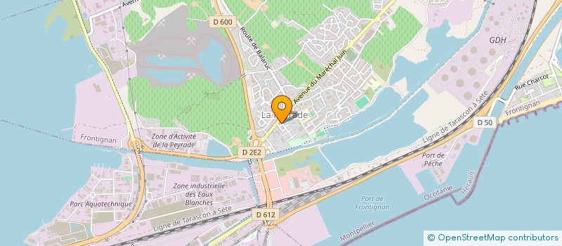 localisation de l'entreprise AUX PETITS SOINS D'ALEX  FRONTIGNAN