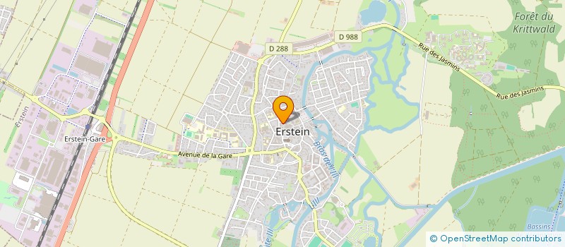 localisation de l'entreprise AUX PIEDS MIGNONS à ERSTEIN
