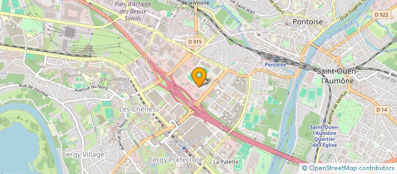 localisation de l'entreprise AUX PIXELS PRES  PONTOISE