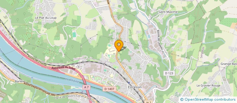 localisation de l'entreprise AUX PLAISIRS DE L'EAU à VIENNE
