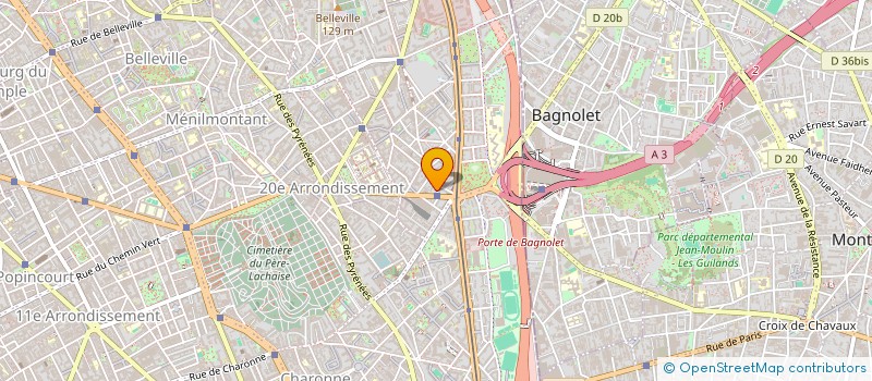 localisation de l'entreprise AUX PLAISIRS DES CORPS  PARIS