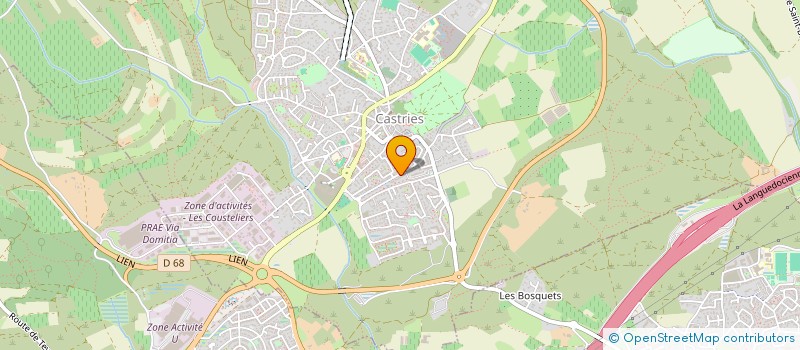 localisation de l'entreprise AUX PLAISIRS DES PAPILLES  CASTRIES