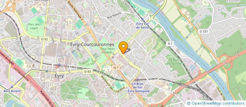 localisation de l'entreprise AUX PLAISIRS DES PAPILLES à EVRY-COURCOURONNES