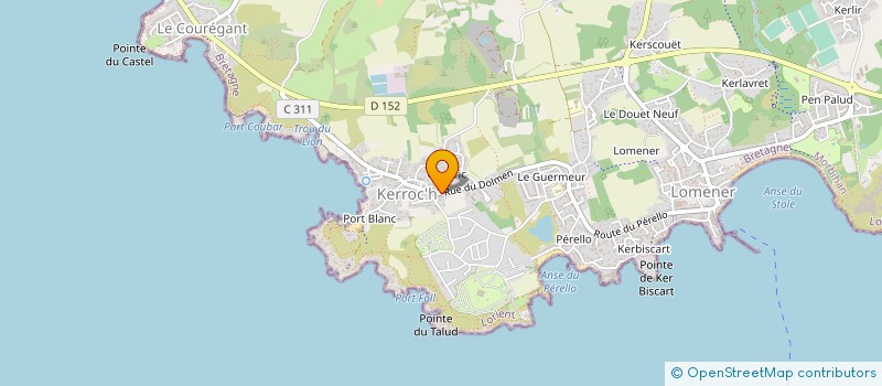 localisation de l'entreprise AUX PLAISIRS DES PAPILLES à PLOEMEUR