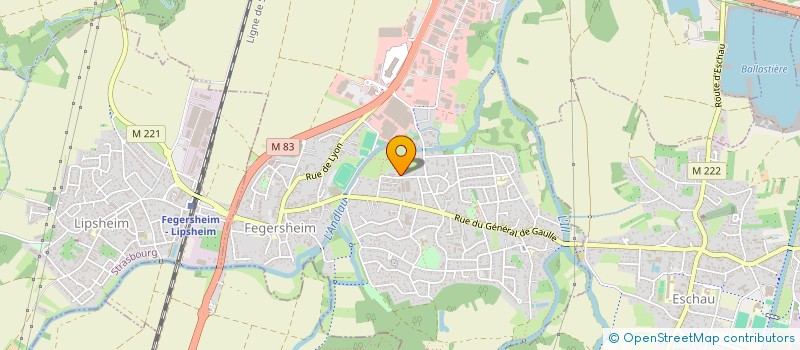 localisation de l'entreprise AUX PLAISIRS DES SENS  FEGERSHEIM