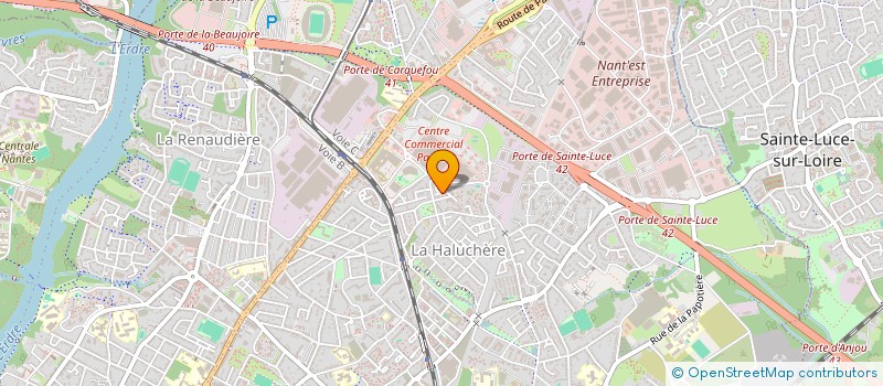 localisation de l'entreprise AUX PLAISIRS DES YEUX à NANTES
