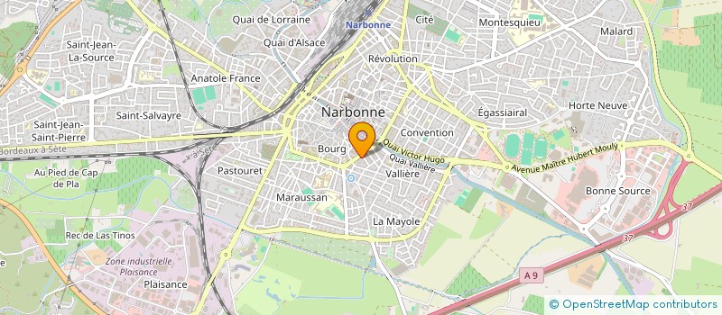 localisation de l'entreprise AUX PLAISIRS DU PALAIS à NARBONNE