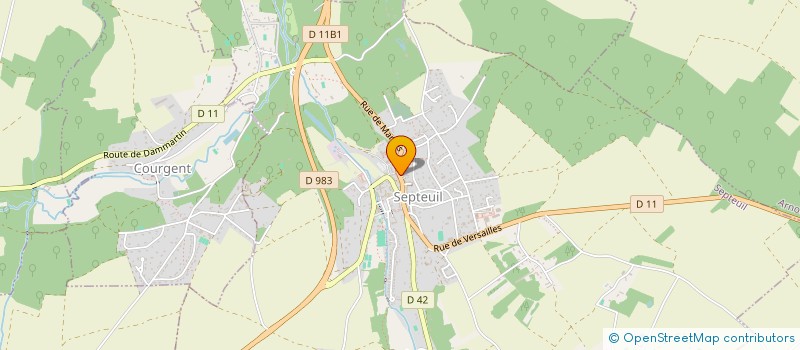 localisation de l'entreprise AUX PLAISIRS GOURMANDS  SEPTEUIL