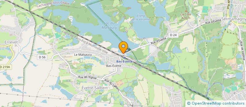 localisation de l'entreprise AUX PLAISIRS GOURMANDS à EVETTE-SALBERT