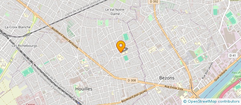 localisation de l'entreprise AUX PLAISIRS SUCRES  HOUILLES