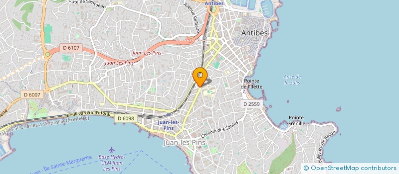 localisation de l'entreprise AUX PLATS DU JOUR à ANTIBES