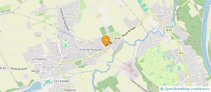 localisation de l'entreprise AUX PORTES DE GAIA  AUSSONNE