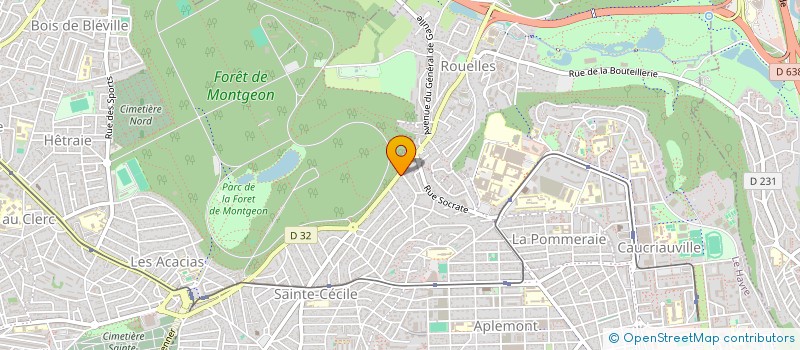 localisation de l'entreprise AUX PORTES DE L'ORIENT à LE HAVRE