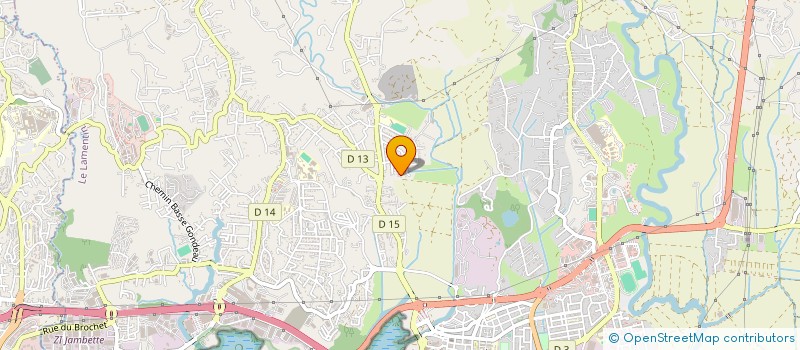 localisation de l'entreprise AUX PORTES DE LA NATURE  LE LAMENTIN