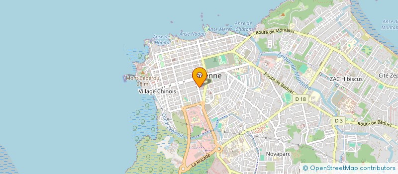 localisation de l'entreprise AUX PORTES DU BIEN ETRE à CAYENNE