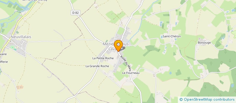 localisation de l'entreprise AUX PORTES DU CIRCUIT  MEZIERES-SOUS-LAVARDIN