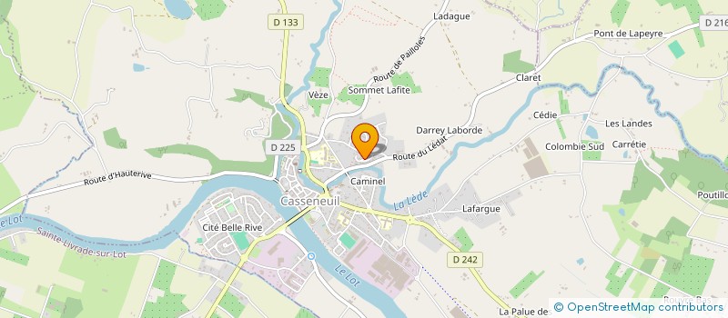 localisation de l'entreprise AUX PORTEURS BORDELAIS à CASSENEUIL