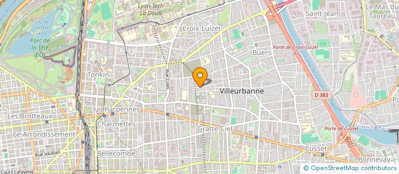 localisation de l'entreprise AUX PRALINES DE MELANIE  VILLEURBANNE