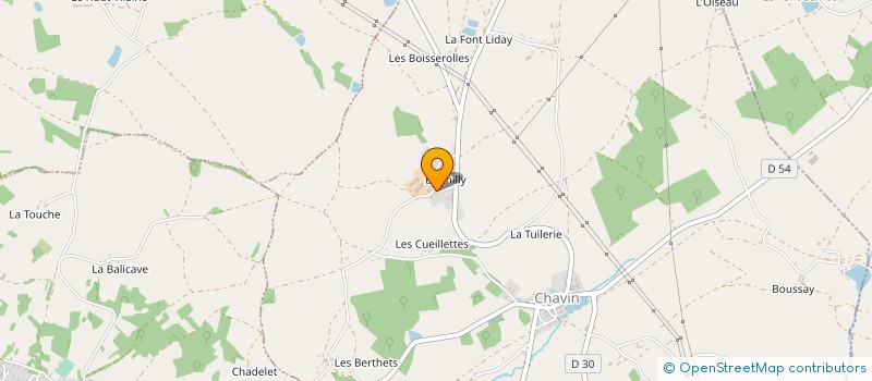 localisation de l'entreprise AUX PRES DU BERRY à CHAVIN