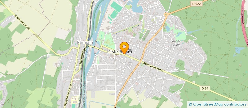 localisation de l'entreprise AUX PRIMEURS ADAMOISES à L'ISLE-ADAM