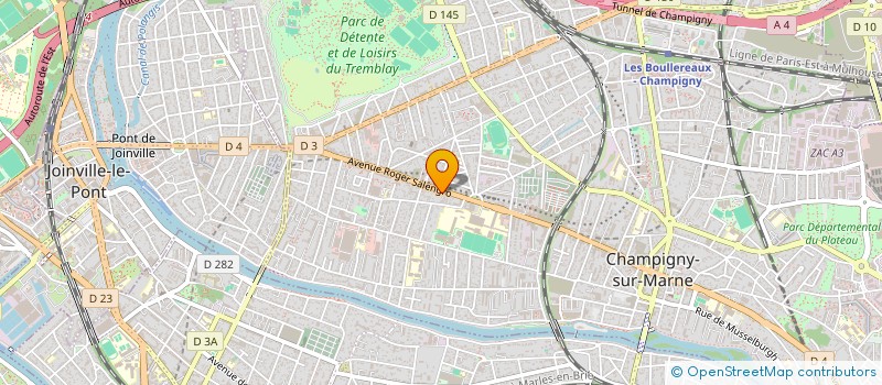 localisation de l'entreprise AUX PRIMEURS DE JOY ET NOA à CHAMPIGNY-SUR-MARNE