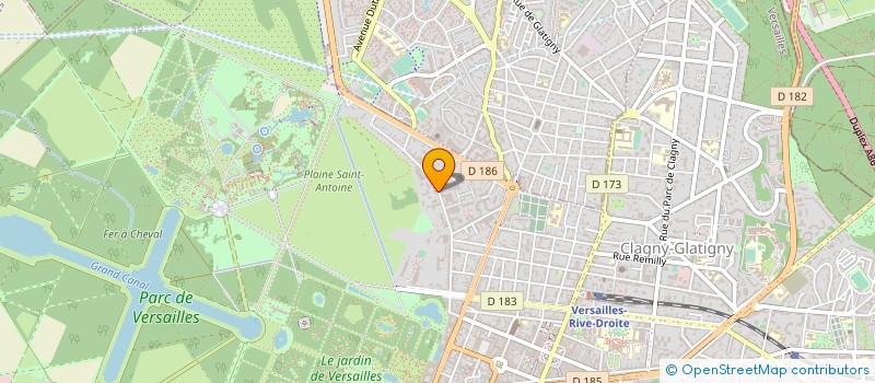 localisation de l'entreprise AUX PROVINCES DE FRANCE à VERSAILLES