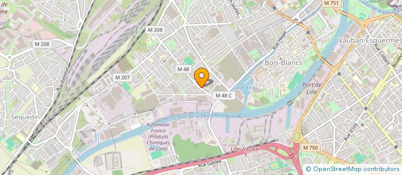 localisation de l'entreprise AUX QUATRE CHEMINS à LILLE