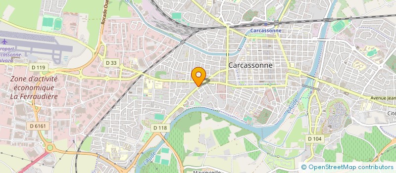 localisation de l'entreprise AUX QUATRE CHEMINS à CARCASSONNE