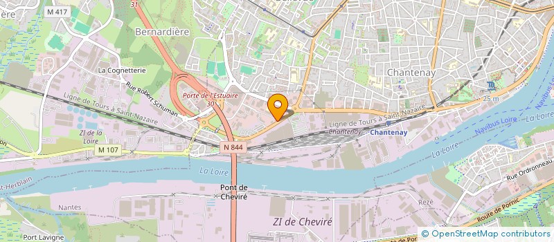 localisation de l'entreprise AUX QUATRE COULEURS à NANTES