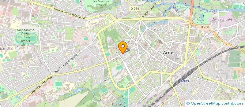 localisation de l'entreprise AUX QUATRE ENFANTS à ARRAS