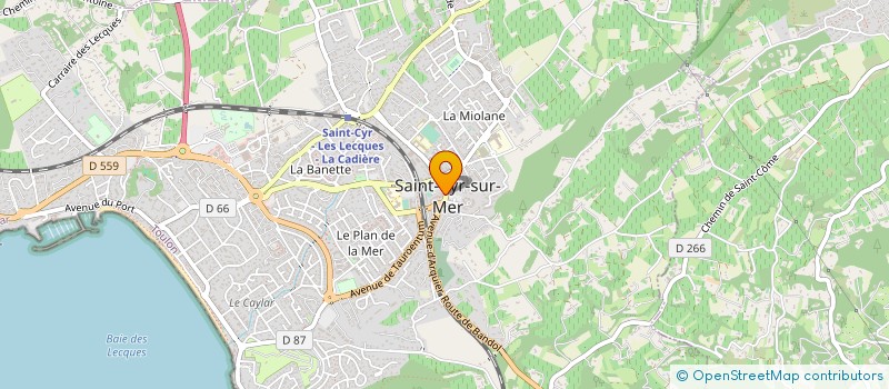 localisation de l'entreprise AUX QUATRE EPIS à SAINT-CYR-SUR-MER