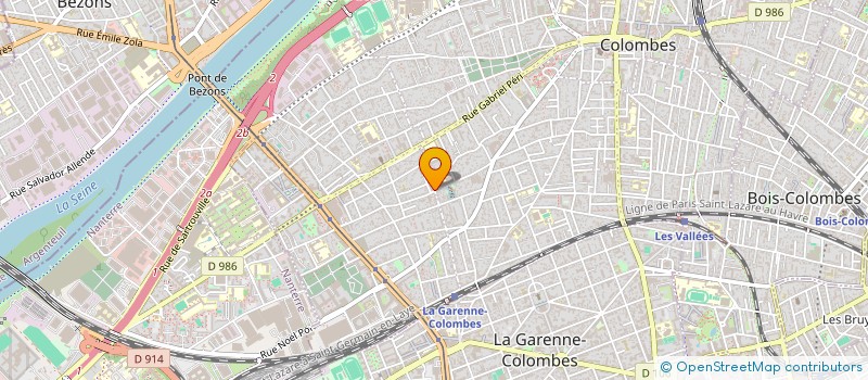localisation de l'entreprise AUX QUATRE SAISON à COLOMBES