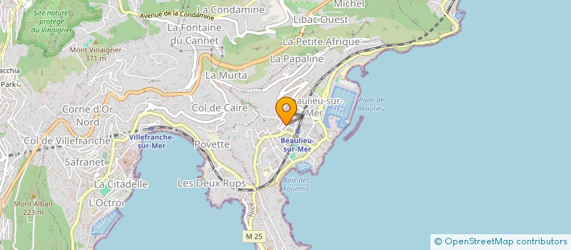 localisation de l'entreprise AUX QUATRE SAISONS à BEAULIEU-SUR-MER