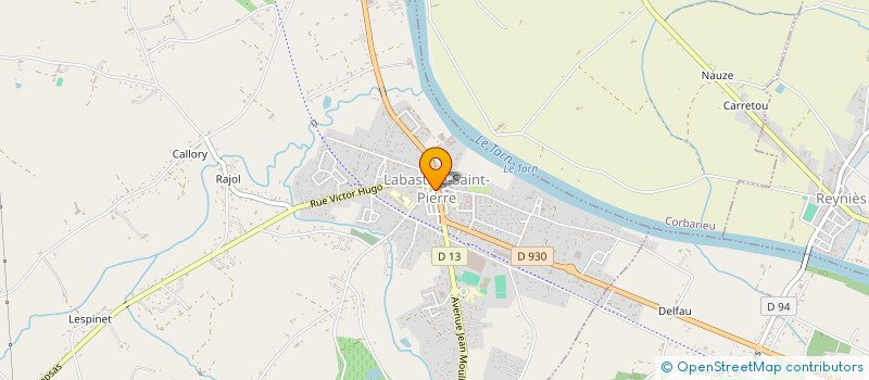 localisation de l'entreprise AUX QUATRE SAISONS à LABASTIDE-SAINT-PIERRE