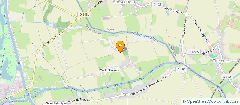 localisation de l'entreprise AUX QUATRE SAISONS à AIRE-SUR-LA-LYS