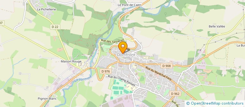 localisation de l'entreprise AUX QUATRE SAISONS à DOMFRONT-EN-POIRAIE