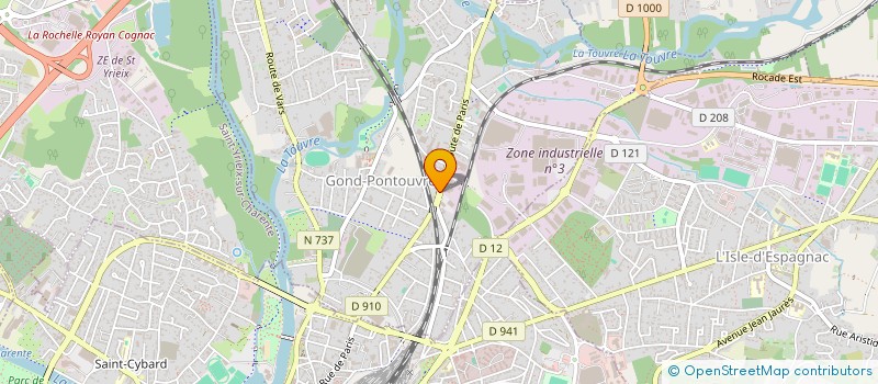 localisation de l'entreprise AUX QUATRE SAISONS  GOND PONTOUVRE