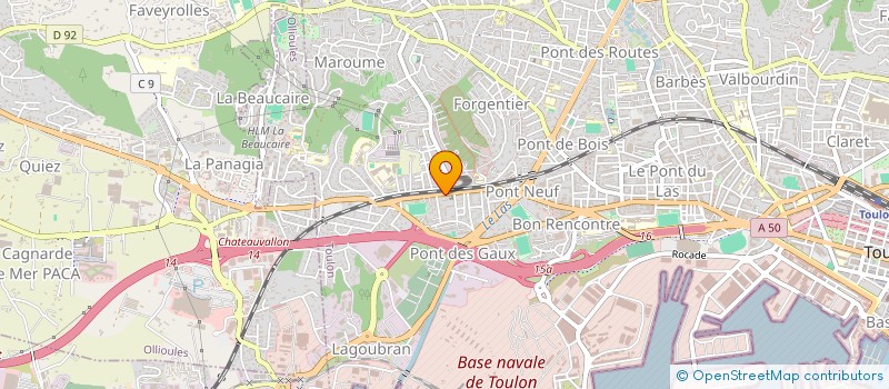 localisation de l'entreprise AUX QUATRE SAISONS à TOULON