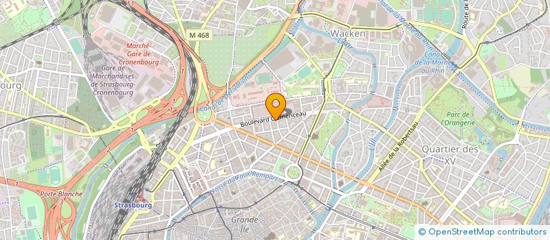 localisation de l'entreprise AUX QUATRE SAVEURS à STRASBOURG