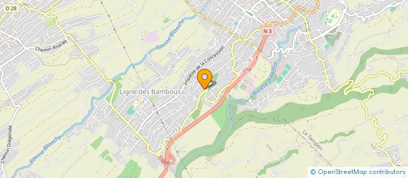 localisation de l'entreprise AUX RACINES DU BIEN ETRE à SAINT-PIERRE