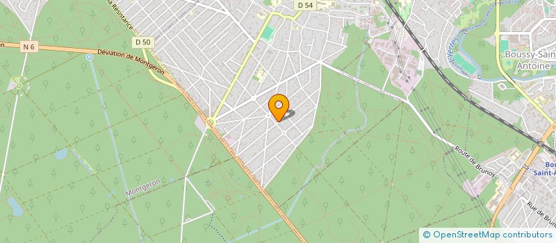 localisation de l'entreprise AUX REFLETS D'AMBRE  YERRES