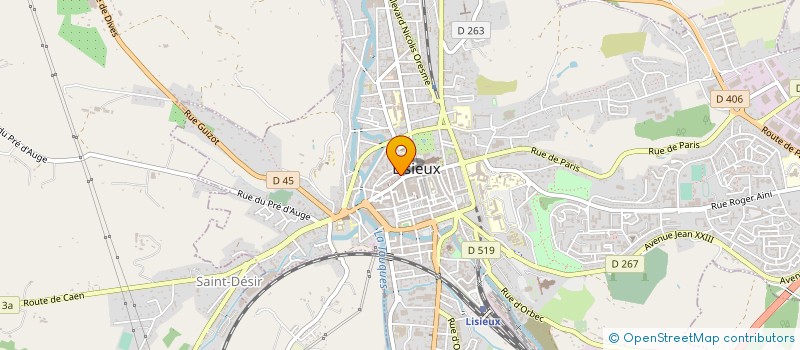 localisation de l'entreprise AUX REVES DU DRAGON à LISIEUX